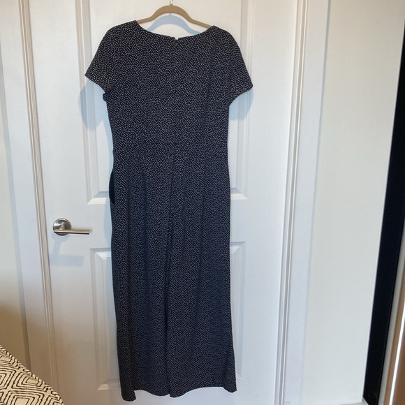 Loft polka dot  jumpsuit Size 12 - Picture 6 of 7